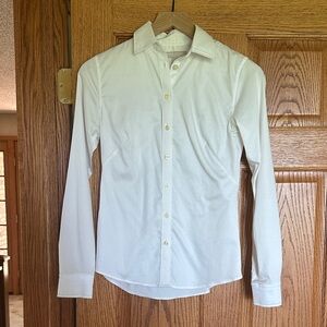 Banana Republic Classic White Button Down Shirt